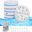 Kit Luminárias de Piscina RGB - Sem Fio Com Controle Remoto