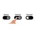 Kit 10 Protetor Tampa Câmera Webcam Anti-espião Notbook Celular Tablet