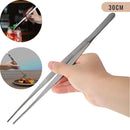 Pinça Culinária Profissional - Aço Inox Gastronomia 30cm